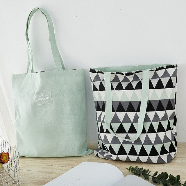Cotton Multi-Use Handbag