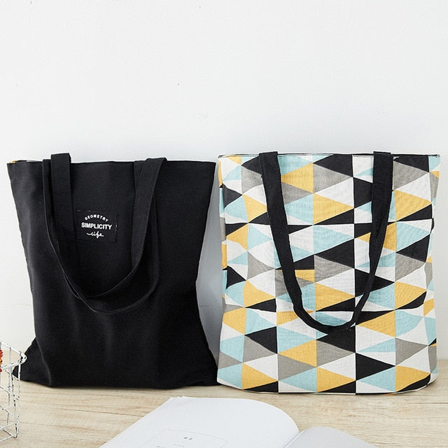 Cotton Multi-Use Handbag